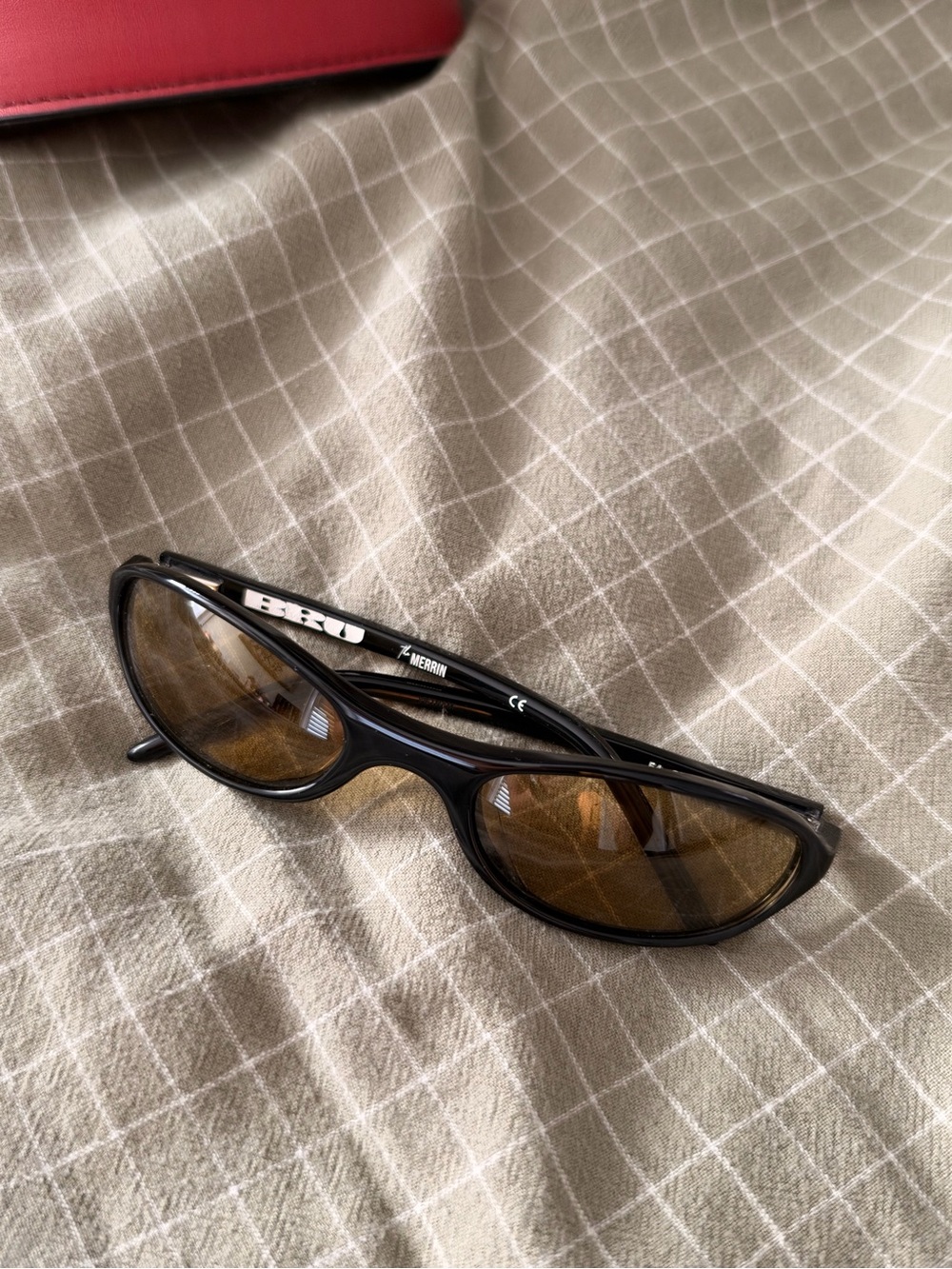 Black Frame Sunglasses with Brown Lenses - Merrin Style